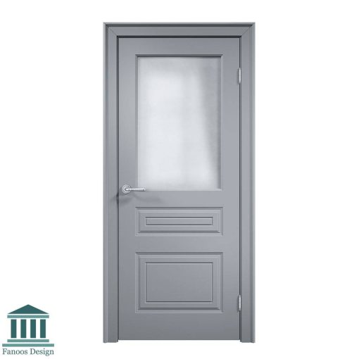 درب سه قاب قاب MDF شیشه خور 30809
