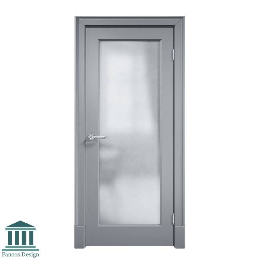 درب تک قاب قاب MDF شیشه خور 30810