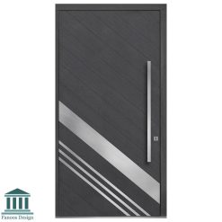 سبد خرید 30 درب لابی تک لنگه مدرن استیل خور کد 30831