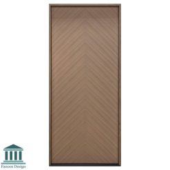 درب تمام چوب اتاق با طرح CNC مدرن کد 30828 3 درب لابی تک لنگه جناقی کد 30828