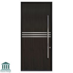 درب لابی تک لنگه استیل خور کد 30826