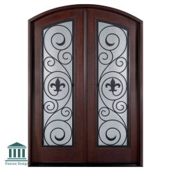 سبد خرید 6 درب چوبی دو لنگه کلاسیک کد 30860