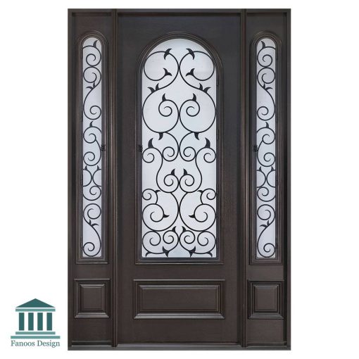 درب چوبی وسط باز شو کلاسیک کد 30859
