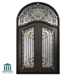 سبد خرید 1 درب آهنی ورودی فرفورژه کد 30877