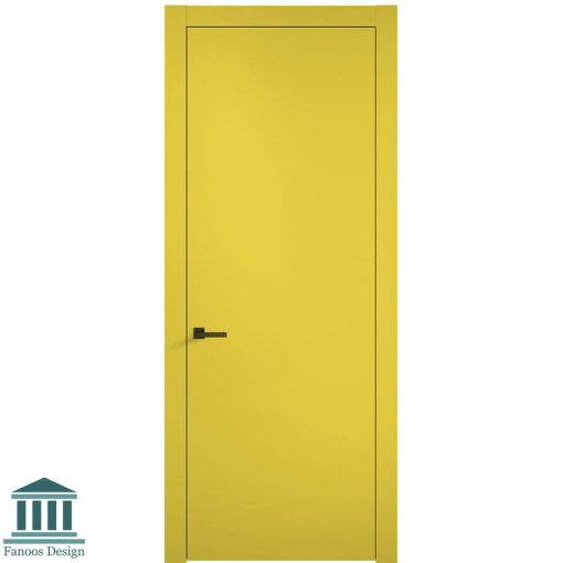 درب اتاق خواب MDF ساده با رنگ پوششی پلی اورتان MDF ضخامت 8 میل واناچای کد 30768 - Image 5