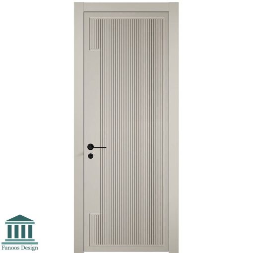 درب اتاق خواب MDF شیاری CNC کد 30760
