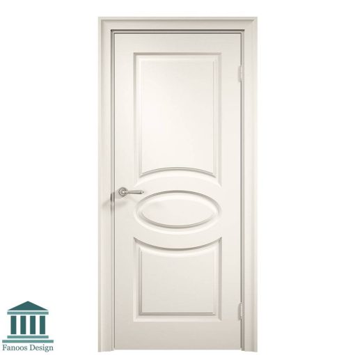 درب اتاق خواب MDF سه قاب کلاسیک کد 30773