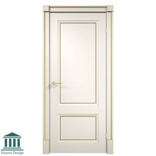 درب اتاق خواب MDF دوقاب انگلیسی کد 30776