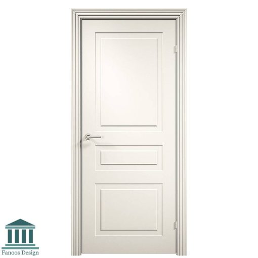 درب اتاق خواب MDF سه قاب آمریکایی کد 30774