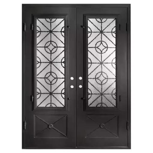 درب فلزی کلاسیک ساده دو لنگه کد 30932