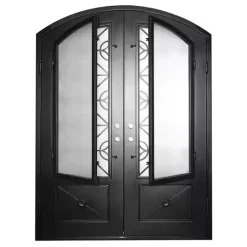 درب آهنی کلاسیک ساده دو لنگه کد 30931