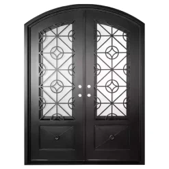 سبد خرید 9 درب آهنی کلاسیک ساده دو لنگه کد 30931