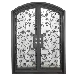 سبد خرید 8 درب فلزی سنتی فرفورژه دو لنگه هلال کد 30935