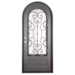 سبد خرید 11 درب فرفورژه آهنی کلاسیک تک لنگه هلال کد 30926
