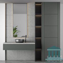 روشویی کابینتی و دیزاین حمام کد 30262