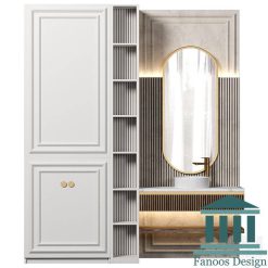 روشویی کابینتی و دیزاین حمام کد 30320