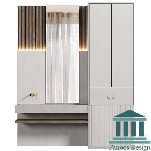 روشویی کابینتی و دیزاین حمام کد 30322