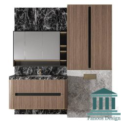 روشویی کابینتی و دیزاین حمام کد 30324