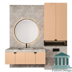روشویی کابینتی و دیزاین حمام کد 30264