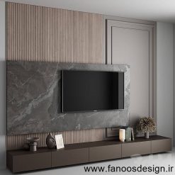 طراحی و ساخت تی وی وال 3 میز تی وی وال ترموود کد 31087