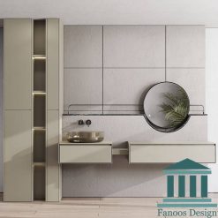 روشویی کابینتی و طراحی سرویس بهداشتی سنگی کد 30338