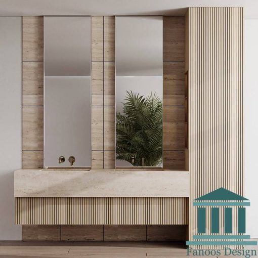 روشویی کابینتی و دیزاین حمام کد 30265