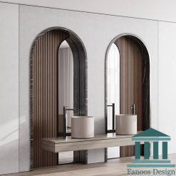 روشویی کابینتی و دیزاین حمام کلاسیک کد 30340