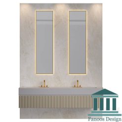 روشویی ساده کابینتی و دیزاین سرویس بهداشتی کد 30348