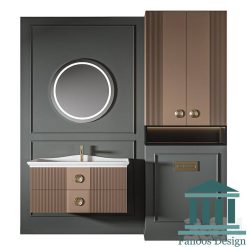 روشویی کابینتی و دیزاین سرویس بهداشتی کد 30360