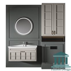روشویی کابینتی و دیزاین سرویس بهداشتی کد 30362