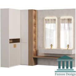 روشویی کابینتی و دیزاین سرویس بهداشتی کد 30365