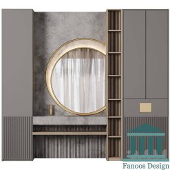 روشویی کابینتی و دیزاین سرویس بهداشتی کد 30369