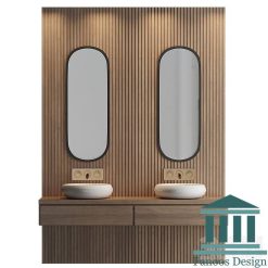 روشویی کابینتی و دیزاین سرویس بهداشتی کد 30370