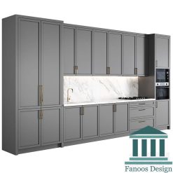 کابینت آشپزخانه نئو کلاسیک کد 30386 3 کابینت آشپزخانه نئو کلاسیک کد 30386