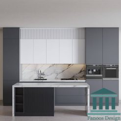 سبد خرید 3 کابینت آشپزخانه طوسی کد 30377