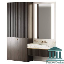 روشویی کابینتی و دیزاین حمام کد 30248