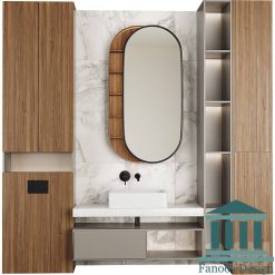 روشویی کابینتی و دیزاین حمام کد 30243
