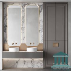 روشویی کابینتی و دیزاین حمام کد 30253