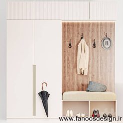 جالباسی و جاکفشی دیواری کد 30215