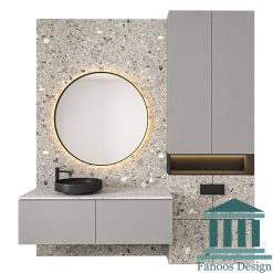 روشویی کابینتی و دیزاین حمام کد 30254