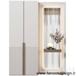 جالباسی و جاکفشی دیواری کد 30206