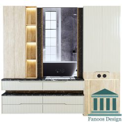 روشویی کابینتی و دیزاین حمام کد 30226