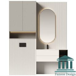روشویی کابینتی و دیزاین حمام کد 30293