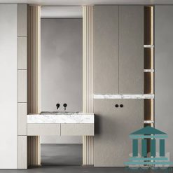 روشویی کابینتی و دیزاین حمام کد 30288