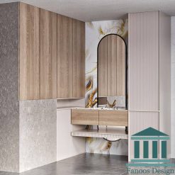 روشویی کابینتی و دیزاین حمام کد 30285