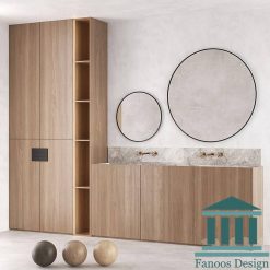 روشویی کابینتی و دیزاین حمام کد 30284