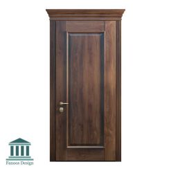 درب کلاسیک تمام چوب برجسته کد 30942