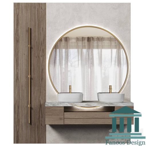 روشویی کابینتی و دیزاین حمام کد 30282