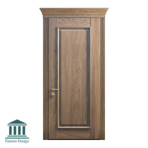 درب کلاسیک تمام چوب برجسته کد 30942