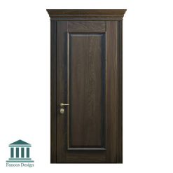 درب کلاسیک تمام چوب برجسته کد 30942